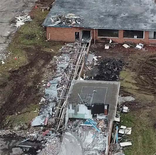 Demolition of St. Joseph's Village