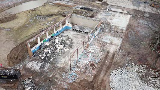 Demolition of St. Joseph's Village