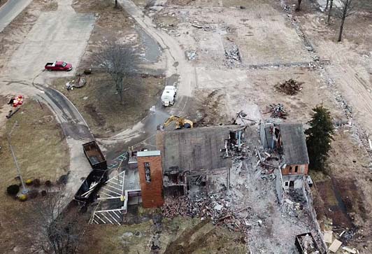 Demolition of St. Joseph's Village